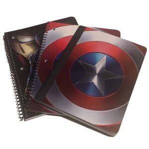 Captain America Set Of 3 notebook/Journal